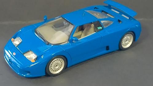 Bugatti EB110 blue 1:18 Bburago Burago Pol, Hobby en Vrije tijd, Modelauto's | 1:18, Zo goed als nieuw, Bburago, Verzenden