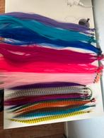 Partij met ca 300 synthetische extensions en microringen, Ophalen of Verzenden, Nieuw, Pruik of Haarverlenging