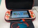 Nintendo Switch met roze hoesje, Spelcomputers en Games, Spelcomputers | Nintendo Switch, Met 2 controllers, Ophalen of Verzenden