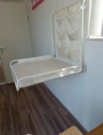 Witte Hangende Inklapbare Commode, Ophalen, 50 tot 70 cm, 90 tot 105 cm