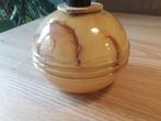 Leuk gemarmerd vintage opaline glas hanglampje, Huis en Inrichting, Lampen | Hanglampen, Ophalen, Gebruikt, Glas, Minder dan 50 cm