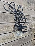 Vintage Industriële Lamp met Beschermkooi, Ophalen, Gebruikt, Minder dan 50 watt, Lamp met armatuur