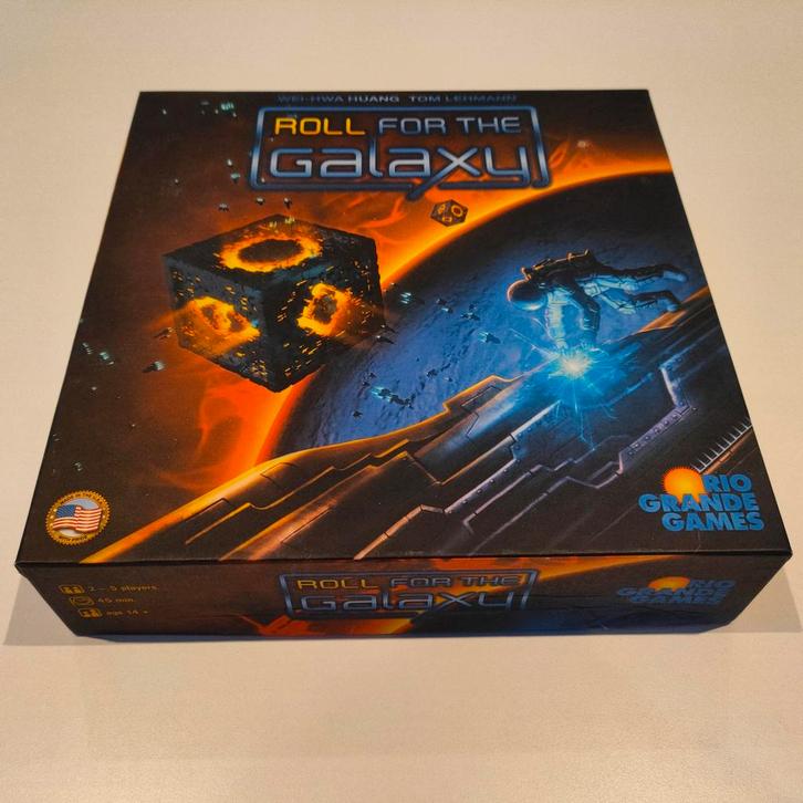 Roll for the Galaxy + Folded space Insert - Engelstalig, Hobby en Vrije tijd, Gezelschapsspellen | Bordspellen, Zo goed als nieuw