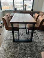 Bartafel met krukken, Ophalen of Verzenden, Zo goed als nieuw, Inclusief barstoelen