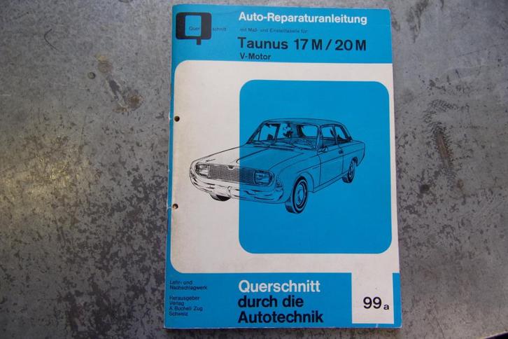 Autoreparaturanleitung Ford 12M, 15M, 17M, 20M, Auto diversen, Handleidingen en Instructieboekjes, Ophalen