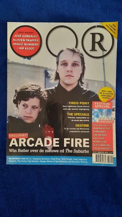 OOR 7-2010 Arcade Fire Magic Number I am Kloot Chemical, Ophalen of Verzenden, Zo goed als nieuw, Muziek, Film of Tv