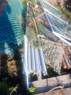 gaas geplastificeerd met metalen palen., Tuin en Terras, Gaas en Draad, Ophalen, Gebruikt, 20 meter of meer