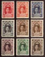 Suriname NVPH nr 118/26 postfris Koningin Wilhelmina 1927, Verzenden, Postfris
