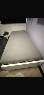 Eenpersoonsbed - Wit frame, Ophalen, 90 cm, Eenpersoons, Wit