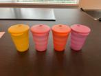 Tupperware rietjes bekers, Huis en Inrichting, Keuken | Tupperware, Ophalen, Zo goed als nieuw, Beker of Kan