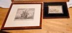 2x gravure, Ophalen of Verzenden