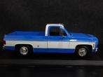 Maisto 1:18 1974 Chevrolet C10 Cheyenne Super blauw-wit, Maisto, Auto, Onbekend, Nieuw