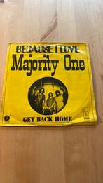 Vinyl single Majority One - Because I love, Cd's en Dvd's, Ophalen of Verzenden, Gebruikt, Pop