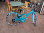 btwin 24 inch kinderfiets lichtblauw, Fietsen en Brommers, Fietsen | Vouwfietsen, Ophalen, Gebruikt, 20 inch of meer, Overige merken