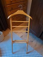 Houten Dressboy / Kledingrek, Ophalen, 100 tot 150 cm, Zo goed als nieuw, Staande kapstok