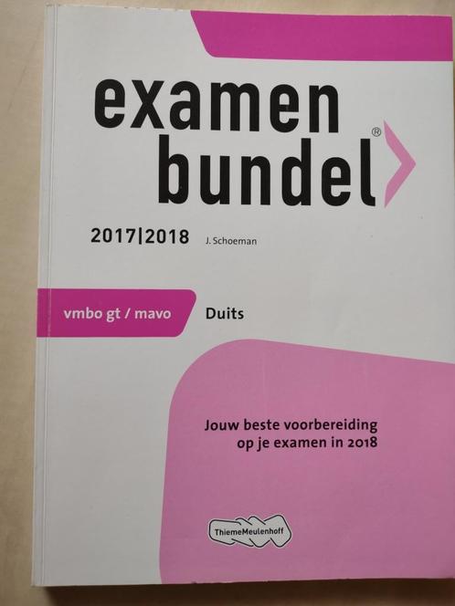 Examenbundel vmbo-gt/mavo Duits 2017/2018, z.g.a.n., Boeken, Schoolboeken, Zo goed als nieuw, Duits, VMBO, Ophalen of Verzenden