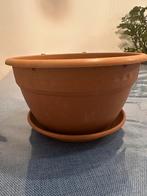 10 Bloempoten, Tuin en Terras, Bloempotten, Ophalen, Rond, Zo goed als nieuw, Minder dan 40 cm