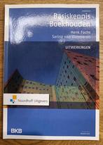 Sarina van Vlimmeren - Basiskennis Boekhouden - Uitwerkingen, Sarina van Vlimmeren; Henk Fuchs, Ophalen of Verzenden, Zo goed als nieuw