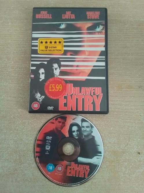 Film Unlawful Entry (Kurt Russell) Import geen nl ondertitel, Cd's en Dvd's, Dvd's | Actie, Actie, Vanaf 16 jaar, Ophalen of Verzenden