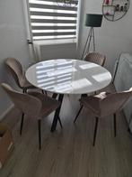 Tafel met stoelen, Ophalen, Overige materialen, Gebruikt, 100 tot 150 cm