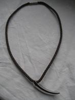 BILLABONG stoere leren ketting met glanzende hanger, Ophalen of Verzenden, Nieuw, Bruin, Overige materialen