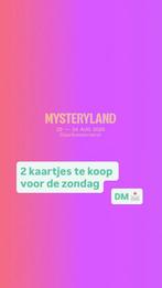 Mysteryland ticket zondag, Tickets en Kaartjes, Twee personen
