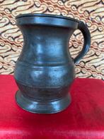 VICTORIAANSE BALUSTERVORMIGE TINNEN KAN (JAMES YATES)., Ophalen of Verzenden