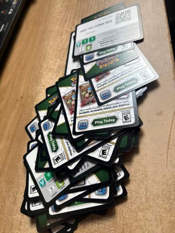 Bulk online trading card codes Pokemon beschikbaar voor biedingen