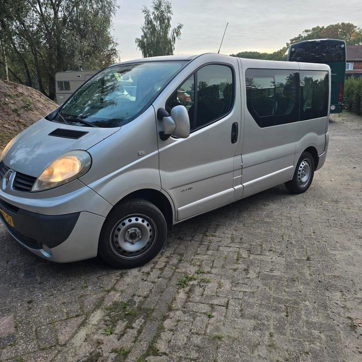 Renault Trafic 2.0 DCI Minibus 84KW T29l1h1 8P 2007 Grijs, Auto's, Renault, Particulier, Trafic, Diesel, E, Overige carrosserieën