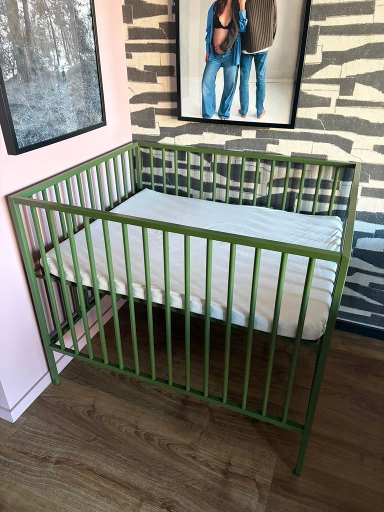 Box Europe Baby - Liam II - 80x100 - Dark Green, Kinderen en Baby's, Boxen, Ophalen, Zo goed als nieuw, Boxkleed