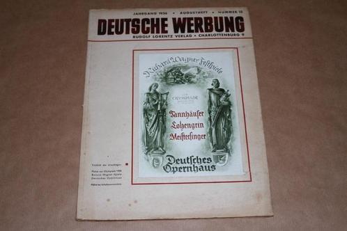 Die Deutsche Werbung - 1936 - Met Nazi-emblemen e.d. !!, Boeken, Tijdschriften en Kranten, Nieuw, Ophalen of Verzenden