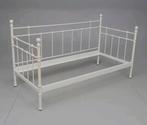 IKEA Tromsnes metalen bed wit (90 x 200), Ophalen, Gebruikt, 90 cm, Eenpersoons