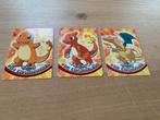 Pokemon Topps Tv Animation Charmander Evolutie 1995, Ophalen of Verzenden, Gebruikt, Meerdere kaarten