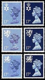 REGIONALS E.II. 17p. Decimal Machin frankeerzegels, 10 Varië, Verzenden, Postfris