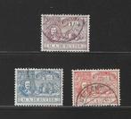 Nederland 87-89 De ruyter serie jaar 1907 gestempeld, Verzenden, T/m 1940, Gestempeld