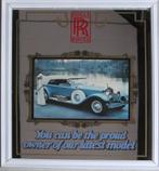 Rolls Royce vintage spiegel 48x58 cms zie afbeeldingen, Ophalen, Minder dan 50 cm, Gebruikt, Minder dan 100 cm