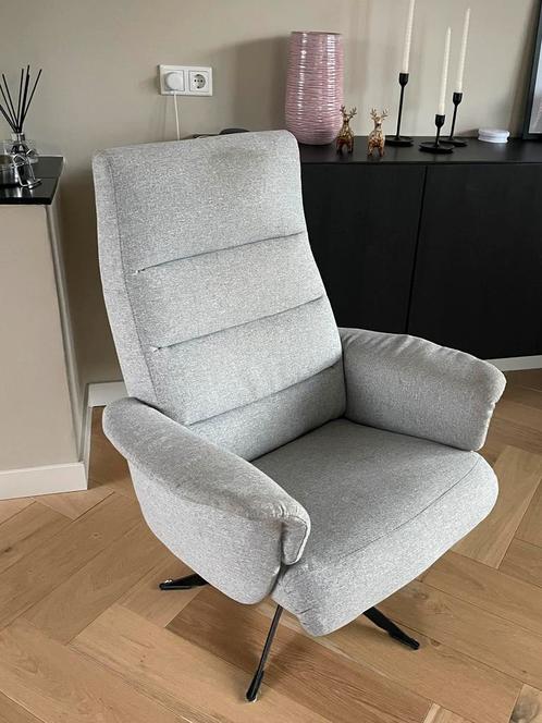 Grijze fauteuil, Huis en Inrichting, Fauteuils, Gebruikt, Stof, Ophalen