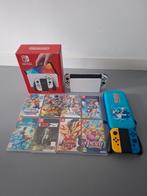 Nintendo Switch OLED met extra's, 8 games en geheugenkaart, Spelcomputers en Games, Spelcomputers | Nintendo Switch, Ophalen of Verzenden