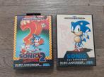 Sonic the Hedgehog 1 en 2 Sega, Ophalen of Verzenden, Zo goed als nieuw