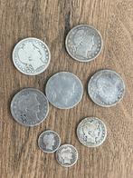Lot Amerikaanse barber half dollars, quarter, dimes - zilver, Ophalen of Verzenden, Noord-Amerika, Zilver