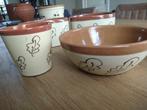 Set herfst bloempotten  KOOPJE, Rond, Ophalen of Verzenden, Zo goed als nieuw, Aardewerk