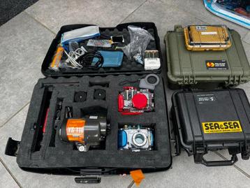 Onderwater camera Sea&Sea YS-110 TTL Strobe met Accessoires beschikbaar voor biedingen