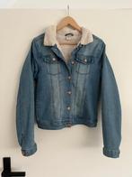 Spijkerjas met teddy kraag, Ophalen of Verzenden, Zo goed als nieuw, Maat 34 (XS) of kleiner, Blauw