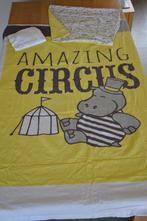Circus dekbedovertrek (peuter) met kussensloop én hoeslaken, Overige kleuren, Jongetje of Meisje, Dekbedovertrek, Ophalen of Verzenden