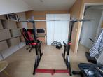 Squat rek + Bench press + 170Kg schijven, Ophalen, Zo goed als nieuw, Fitnessbank