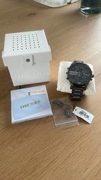 Diesel DZ7331 big daddy heren horloge, Android, Ophalen of Verzenden, Zo goed als nieuw, Zwart