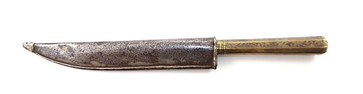 Antieke dolkmes/mes, Verzamelen, Overige Verzamelen, Gebruikt, Ophalen of Verzenden