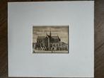 1711 Amsterdam Nieuwe kerk - 300+ jaar oud, Antiek en Kunst, Kunst | Etsen en Gravures, Ophalen of Verzenden