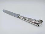 Fries zilveren mesheft met gedreven decor, 18e eeuws, Antiek en Kunst, Verzenden, Zilver