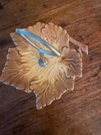 Etagere in vorm druivenbladeren, Ophalen, Gebruikt, Overige stijlen, Glas